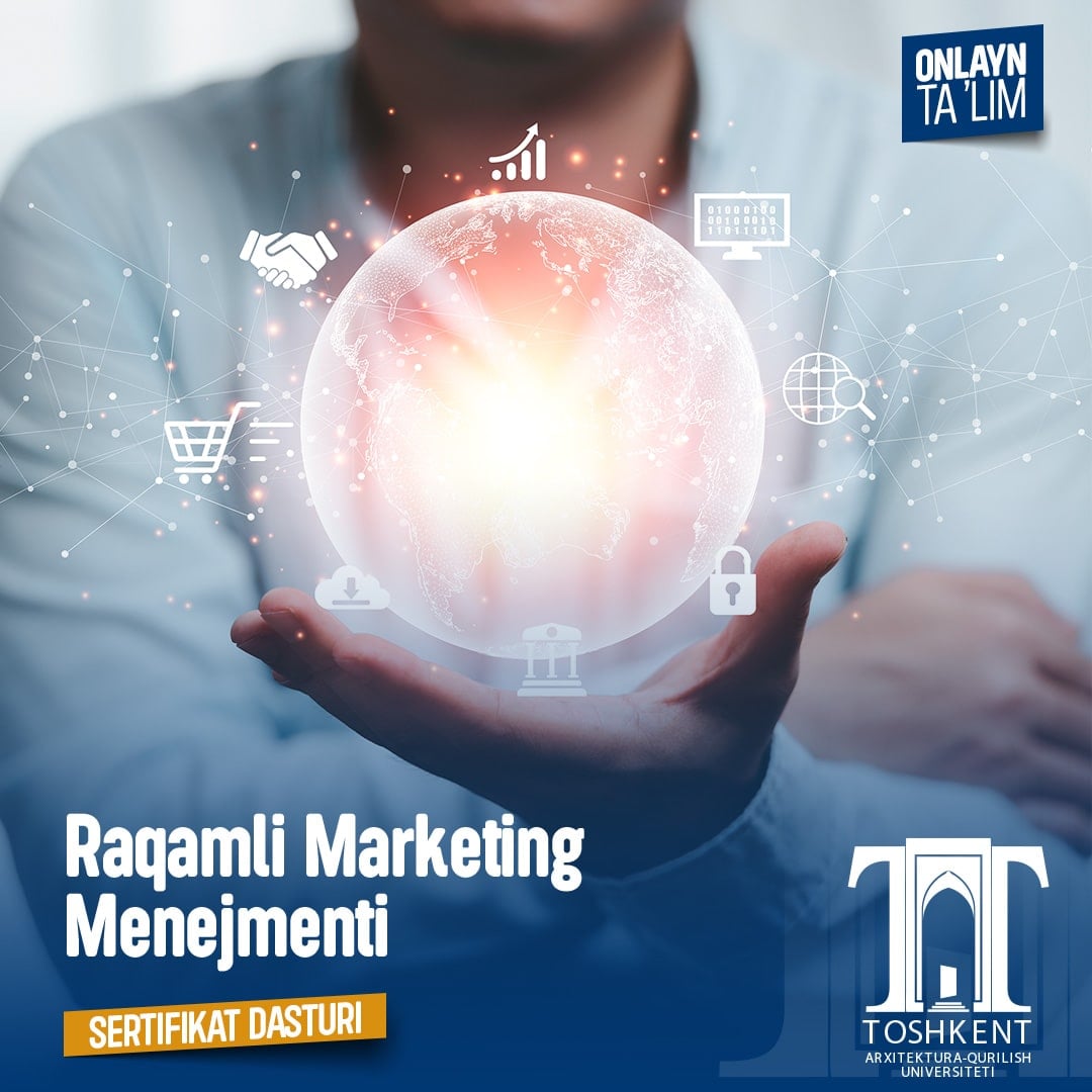 Raqamli Marketing Menejmenti Sertifikat Dasturi